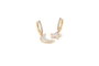 Heliophilia Silver Pendientes de Metal con Colgante de Luna y Estrella Oro CKP9371